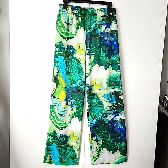 Naeem Khan Designer Wide Leg Pants Size S - Picture 6 of 6